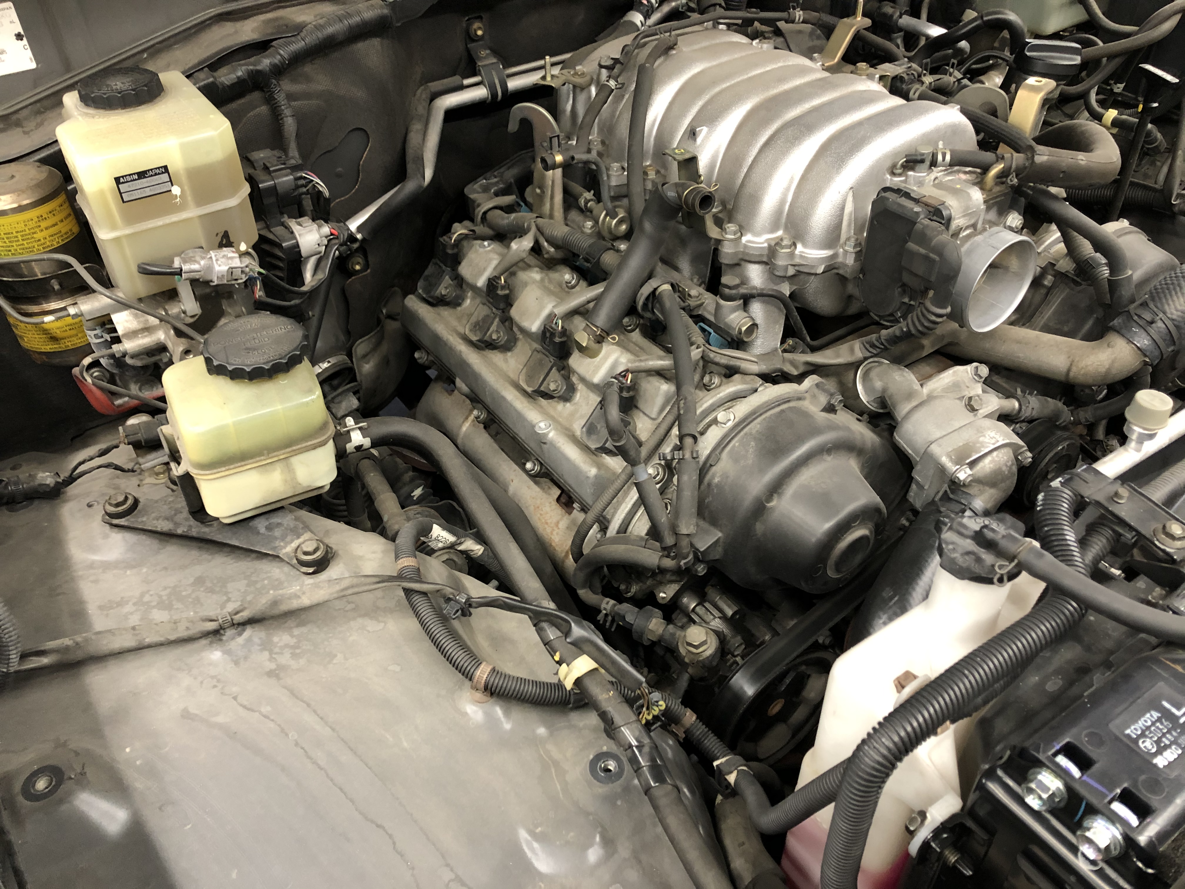 UZJ100 ランドクルーザー P/Sポンプ交換